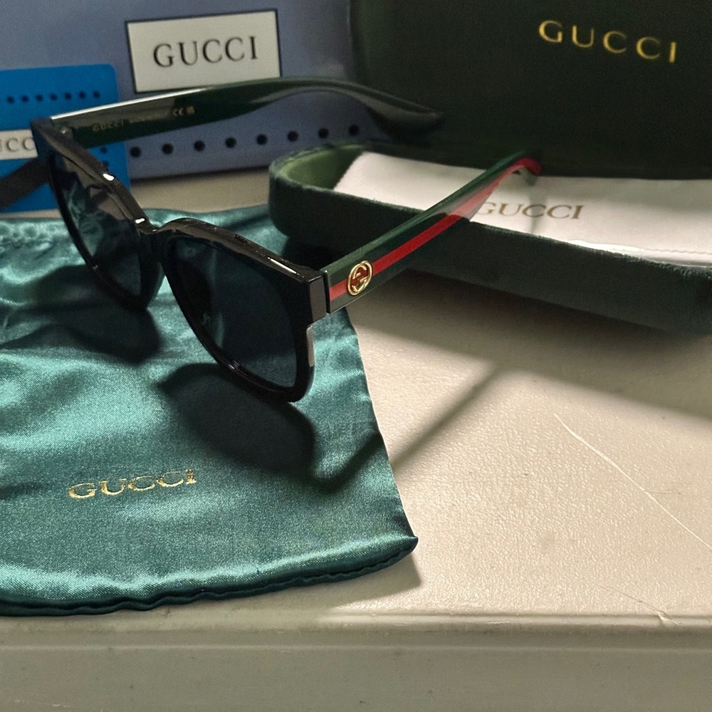 Gucci Black Sherry line Sunglasses full inclusion